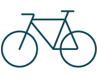 Pictogramme vélo quartier mosaique québec